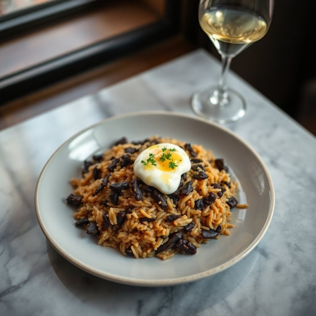 Arroz negro para dos